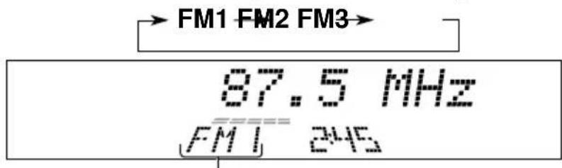 JVC KDLX50R - Wählen Sie das Band. - 1