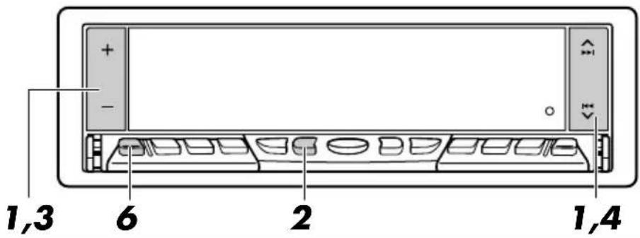 JVC KDLX50R - Enregistrement du mot de passe - 1