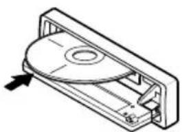 JVC KDLH5R - Insert an MP3 disc into the loading slot. - 1