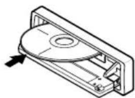 JVC KDLH5R - Insert a disc into the loading slot. - 1