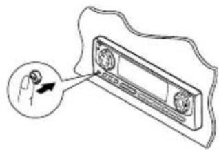 JVC KDLH5R - Entriegeln Sie die Schalttafel. - 1