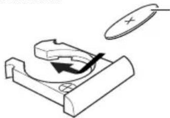 JVC KDLH5R - Place the battery. - 1