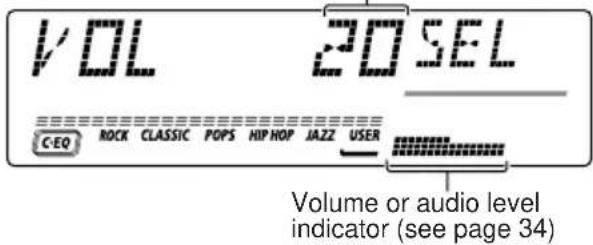 JVC KDLH5R - Adjust the volume. - 2