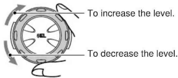 JVC KDLH5R - Adjust the level. - 1