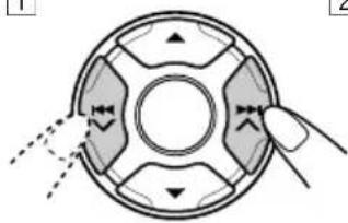 JVC KDLH5R - Stellen der Uhr - 2