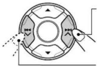 JVC KDLH5R - To fast-forward or reverse the track - 1