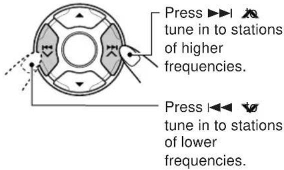 JVC KDLH1000R - Tune in to a station (in this example, of 88.3 MHz). - 1