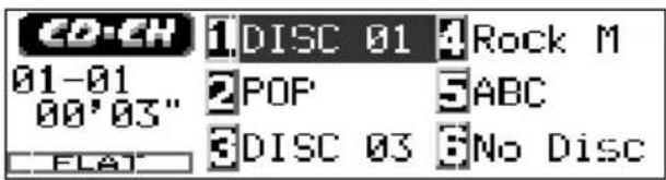 JVC KDLH1000R - To select a disc using the disc lists - 2