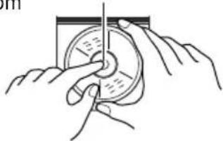 JVC KDLH1000R - How to handle discs - 1