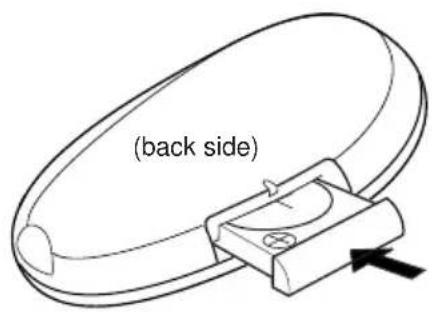 JVC KDLH1000R - Return the battery holder. - 1