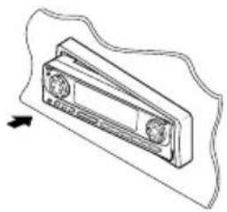 JVC KDLH1000R - Hoe moet u het bedieningspaneel weer op zijn plaats bevestigen? - 2