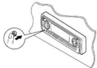 JVC KDLH1000R - Entriegeln Sie die Schalttafel. - 1