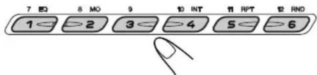 JVC KDLH1000R - Select the number (1 - 6) for the preset station you want. - 1