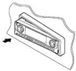 JVC KDLH1000R - Comment attacher le panneau de commande - 2