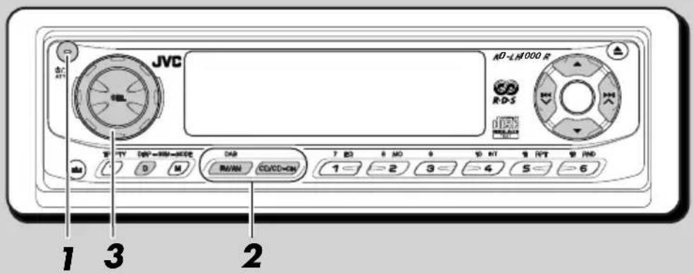 JVC KDLH1000R - LET OP: - 1