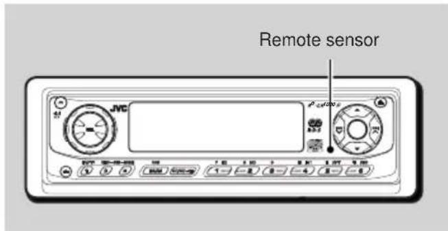 JVC KDLH1000R - Preparing the remote controller - 1