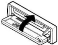 JVC KDLH1000R - Close the control panel by hand. - 1