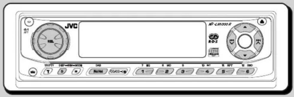 JVC KDLH1000R - Ajustez le son comme vous le souhaitez. (Voir les pages 24 – 27). - 1