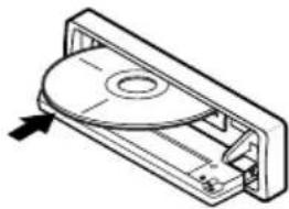 JVC KDLH1000R - Insert a disc into the loading slot. - 1