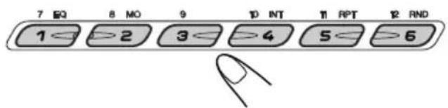 JVC KDLH1000R - Select the number (1 - 6) for the preset station you want. - 1