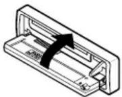 JVC KDLH7R - Close the control panel by hand. - 1