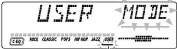 JVC KDLH7R - Drücken Sie EQ (equalizer), solange „MODE“ im Display angezeigt wird. - 2