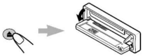 JVC KDLH7R - Open the control panel. - 1