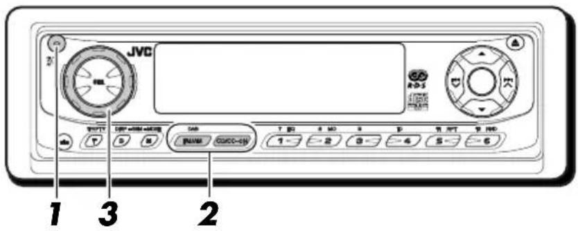 JVC KDLH7R - Afstandsbediening - 2
