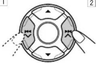 JVC KDLH7R - Stellen der Uhr - 3