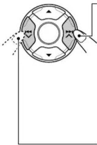 JVC KDLH7R - So springen Sie zu den nächsten oder vorherigen Titels - 1