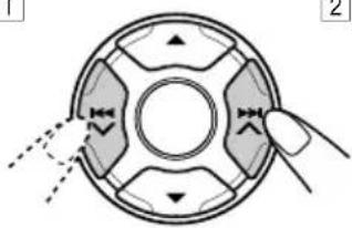 JVC KDLH7R - Stellen der Uhr - 4