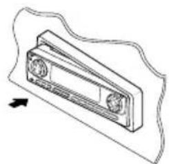 JVC KDLH7R - Comment attacher le panneau de commande - 2