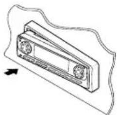 JVC KDLH7R - Attaching the control panel - 2