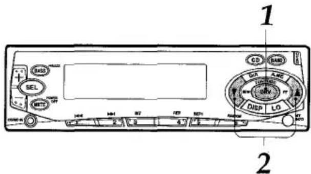 AIWA CTFX719 - SETTING THE CONTRAST CONTROL - 1