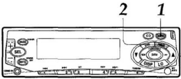 AIWA CTFX719 - To preset stations automatically (auto memory) - 1