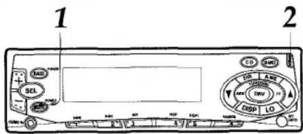 AIWA CTFX719 - DETACHEMENT ET FIXATION DU PANNEAU AVANT - 1