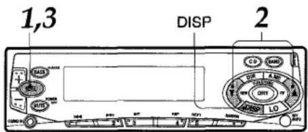 AIWA CTFX719 - REGLAGE DE L'HORLOGE - 1