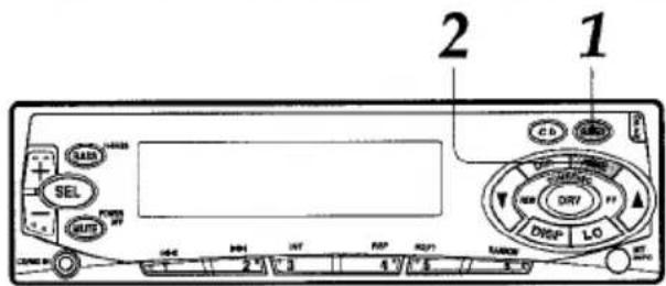 AIWA CTFX719 - Pour prérégler automatiquement des stations (mémorisation automatique) - 1