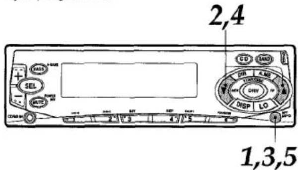 AIWA CTFX719 - Activación del temporizador - 1