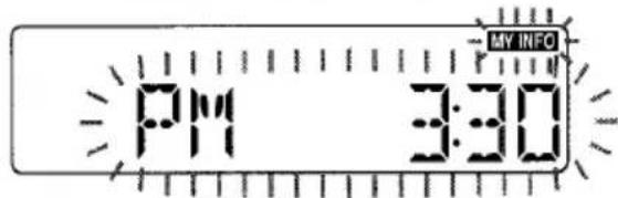 AIWA CTFX719 - FONCTION MES INFORMATIONS - 7