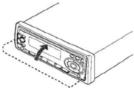 AIWA CTFX719 - Fixation du panneau avant - 2