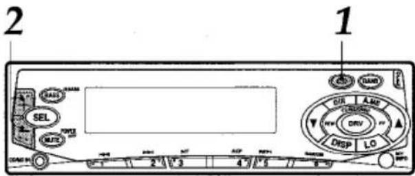AIWA CTFX719 - LECTURE DE CHANGEUR DE CD (CT-FX729M seulement) - 1