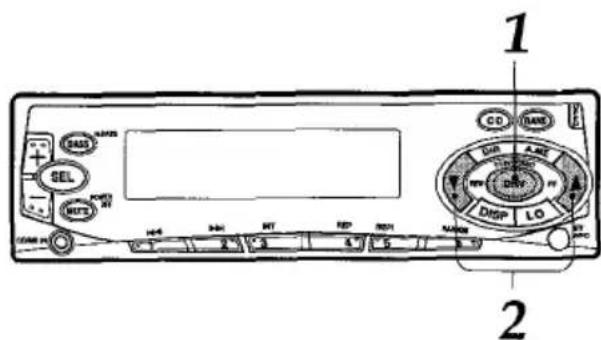 AIWA CTFX719 - AJUSTE DEL CONTROL DE CONTRASTE - 1