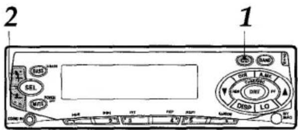 AIWA CTFX719 - CD CHANGER PLAY (CT-FX729M only) - 1