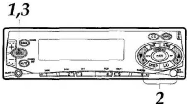 AIWA CTFX719 - SETTING THE BEEP TONE - 1