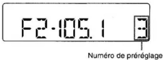 AIWA CTFX719 - Préréglage manuel de stations - 2