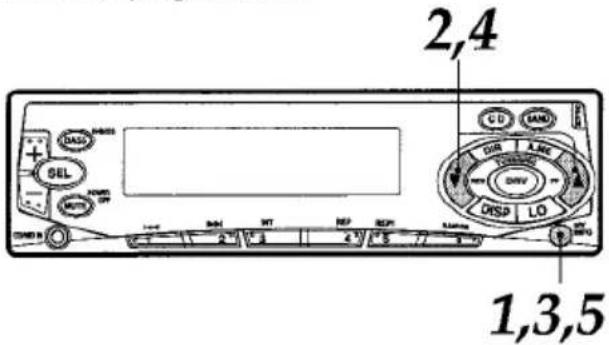 AIWA CTFX719 - Activation de la minuterie - 1