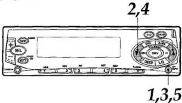 AIWA CTFX719 - Activating the timer - 1