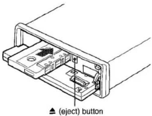 AIWA CTFX719 - Press OPEN to open the front panel and insert a cassette. - 1