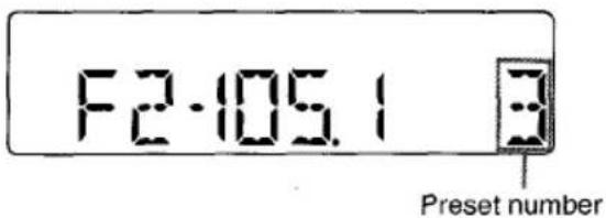 AIWA CTFX719 - To preset stations manually - 2